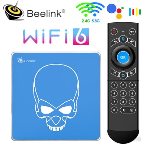 Beelink GT King Pro WiFi 6 TV BOX Android 9.0 4GB64GB Amlogic S922X-H 4K Quad Core Support Dolby Audio DTS Listen SET TOP BOX