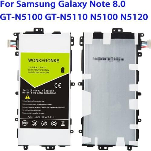 4600mAh SP3770E1H For Samsung N5100 N5120 Galaxy Note 8.0 N5110 Genuine Replacement Batteries battery
