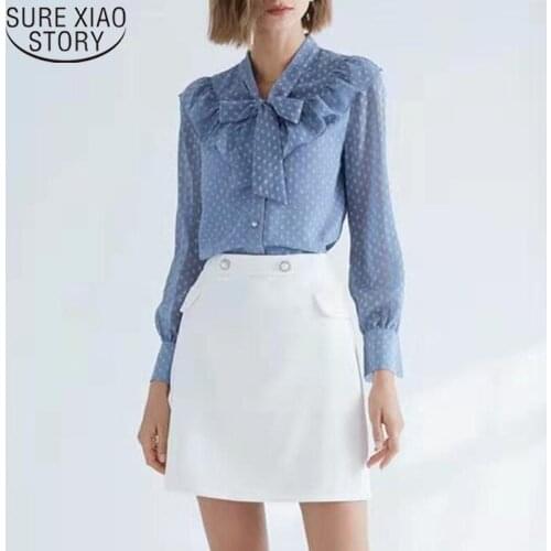 Блузки с воланом SURE XIAO STORY China At AliExpress