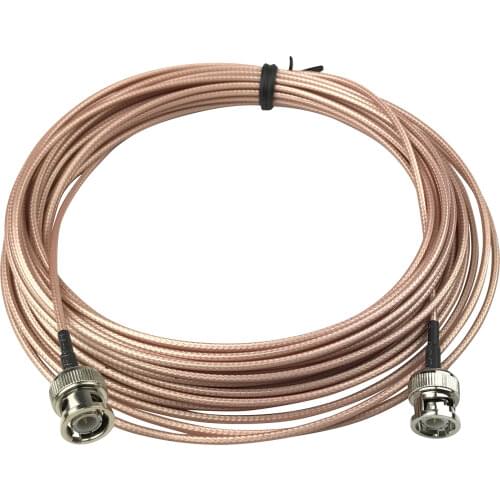 Uvusee BNC Male Elbow To BNC Male Elbow RG316 Pigtail Cable RF Coaxial Cables HD SDI Camera Video Signal Transmission 1-10Meters