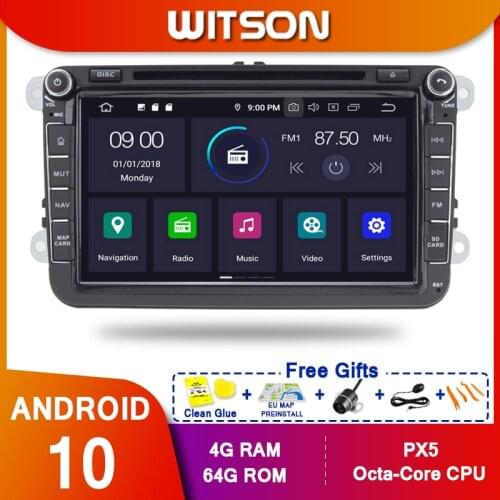 WITSON Android 10.0 Octa core Car Dvd GPS Player For VOLKSWAGEN TIGUAN/PASSAT IPS SCREEN 4GB RAM 64GB ROM CAR GPS NAVIGATION