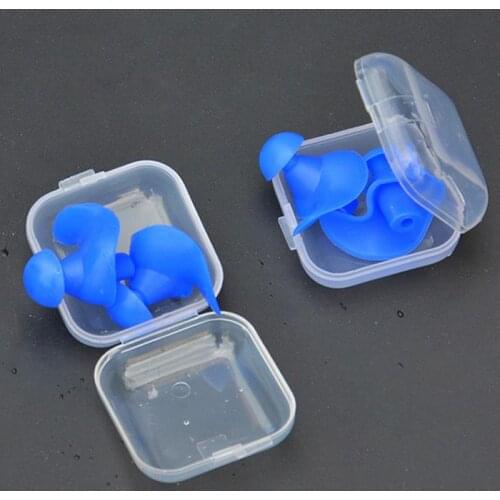 1 Pair Soft Ear Plugs Environmental Silicone Waterproof Dust-Proof Earplugs Diving Water Sports Swimming Accessories