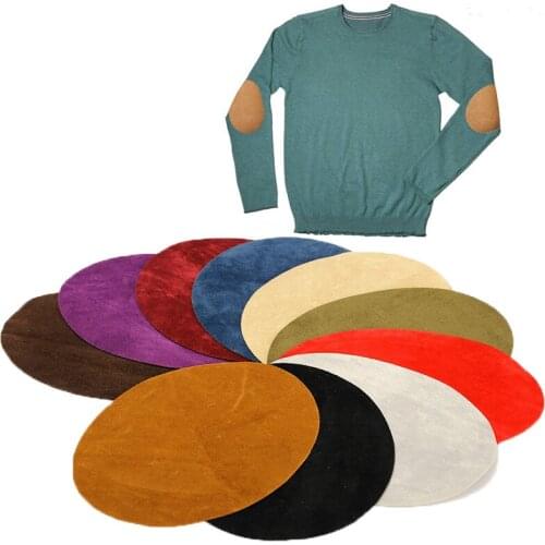 2Pcs Oval Jeans Patch Iron On Patches Repair Elbow Knee Denim Patches DIY Shirts Cothes stickers Clothing Accessories