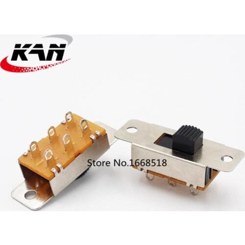 50pcs toggle switch SS-22K28 2-speed high-current slide switch Car refrigerator power switch 2-speed six-pin