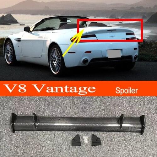 For Aston Martin Old V8 Vantage Carbon Fiber Car-styling Sporty Rear Boot Wing Spoiler