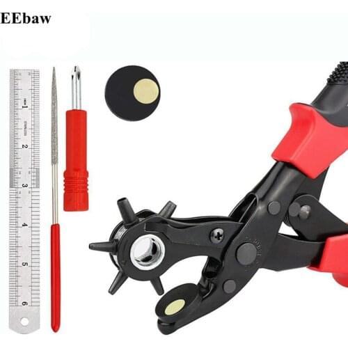 Leathercraft Punch for Leather Hole Punch for Belts Stitching Plier Perforator Eyelet Piercer Watchband Household Strap Setter