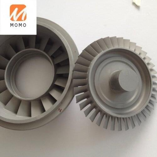 China supplier 165mm nozzle guide vane and turbine disc parts for rc jet engine