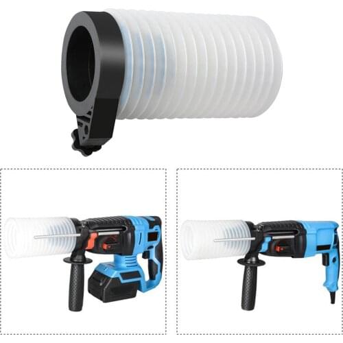 Impact Drill Dust Collector Cover White Rubber Electric Hammer Ash Bowl Cap Power Tool Utility Accessories