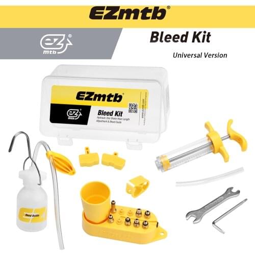 Ezmtb Bicycle Hydraulic Disc Brake Oil Bleed Kit Tools for SHIMANO, SRAM, Avid, MAGURA Series MTB Road Bike Brake Repair Tool