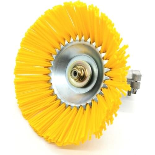 200mm/8Inch Nylon Straw Rope Trimmer Head Grass Brush Cutter Dust Removal Weeding Plate for Lawnmower