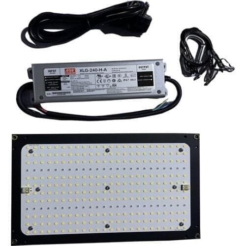 Customizable Full Spectrum 240w Dimmable Samsung lm301h Hydroponic Led Plant Grow Light