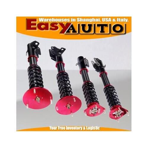 Non-adjustable Red Coilover Suspension Kits for 2003-2005 Do*ge Ne*n SRT-4 Sed*n 4D