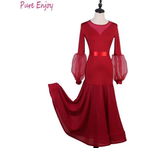 New ballroom dance competition dress dance ballroom waltz dresses standard dance dress women ballroom dress Custom size