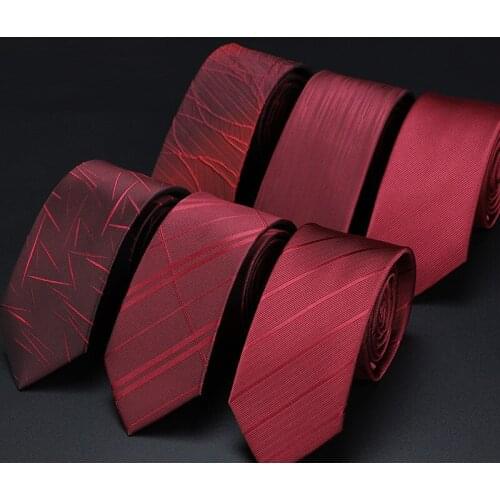 2021 Brand New Wine Red 8CM Wide Tie For Men High Quality Groom Wedding Party Necktie With Gift Box