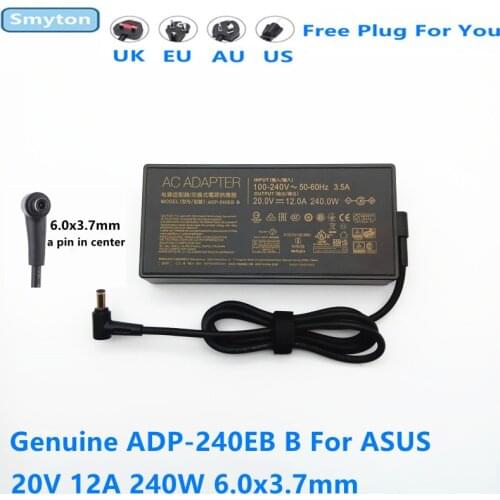 Genuine 20V 12A 240W ADP-240EB B AC Power Supply Adapter Charger For ASUS G733QS ROG 15 GX550LXS RTX2080 Laptop Adapter