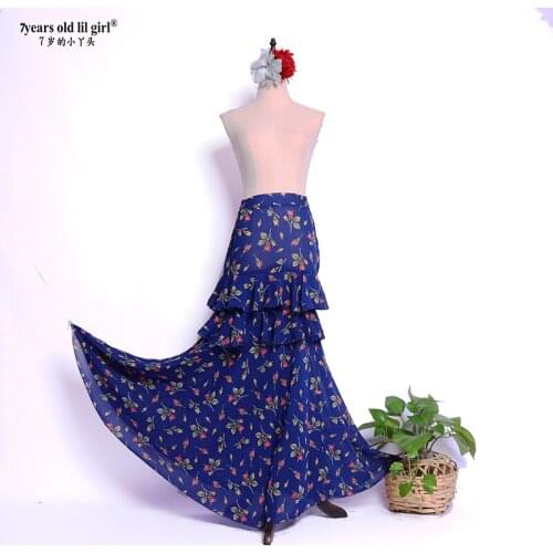 Spain Flamengo Dance Dress Norway Twist Style Original Training Suit EKK15