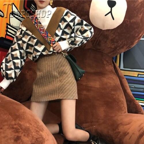 2019 Autumn Knitting Women Sets Small Fragrance Hong Kong Style Sweet Female Sets