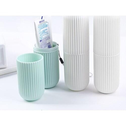 Portable Bath Products Box Protector Toothbrush Box Toothpaste Holder Cup Washing Cup Toothbrush Container