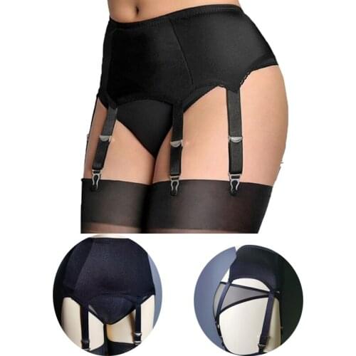 Sexy Garter Belt Women High Waist Mesh Suspender Belt Female Lady Elastic Sexy Lingerie Thigh Garters Femme Night Club