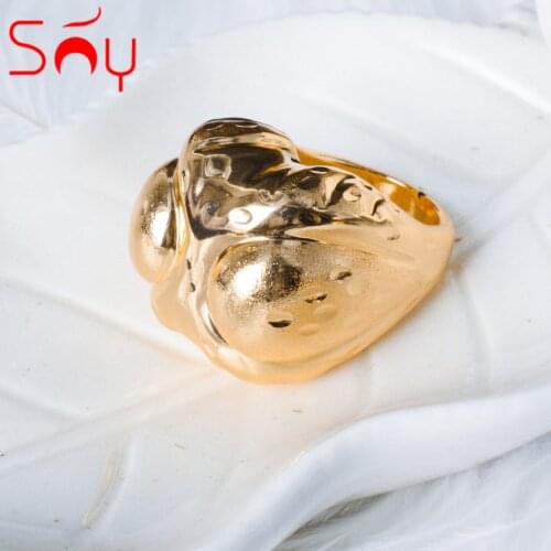 Sunny Jewelry Big Ring 2021 New Design High Quality Copper Light Ring Jewelry For Women Bridal Ring Party Classic Trendy Gift