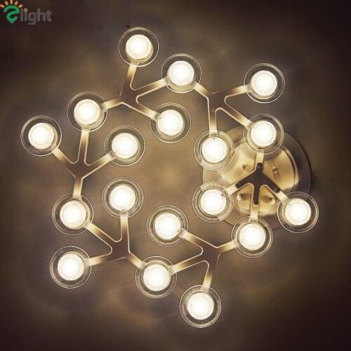 Modern Novelty Rotatable Metal Led Ceiling Lights Lustre Acrylic Bedroom Led Ceiling Lamp Living Room Led Ceiling Light Fixtures