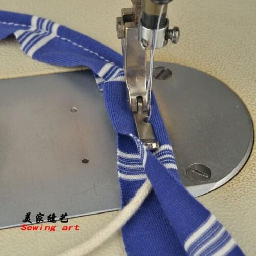 Unilateral invisible zipper special wrapping rope presser foot right side industrial sewing machine accessories