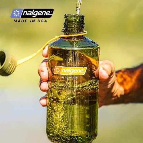 Nalgene Sports Water Bottle Large Capacity Plastic Water Kettle Outdoors Portable Drinkware Travel Hiking Water Cup 1000ML