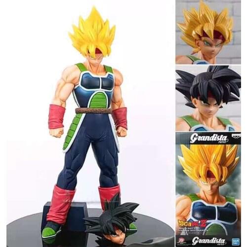 In Stock 28cm Original Banpresto DBZ Grandista Nero ROS Rose SSJ Bardock Action Figure Model Toys Anime Brinquedos Figurals