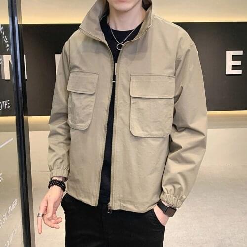 Jacket The New Men High Quality Coat Windbreaker Solid Color Stylish Work Streetwear Leisure Popular Hot Sale Free Shipping