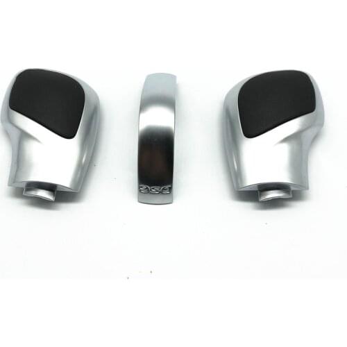 Car interior Chrome Shift Knob Gear Side Cover Shell DSG Emblem For Golf 6 7 MK7 R Passat B7 B8 CC R20 Jetta MK6 GLI