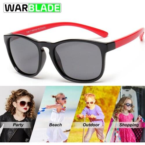 WarBLade Cycling Glasses For Kids Outdoor Sports Polarized Sunglasses UV400 Protection Children Goggles Boys Girls Eyewear