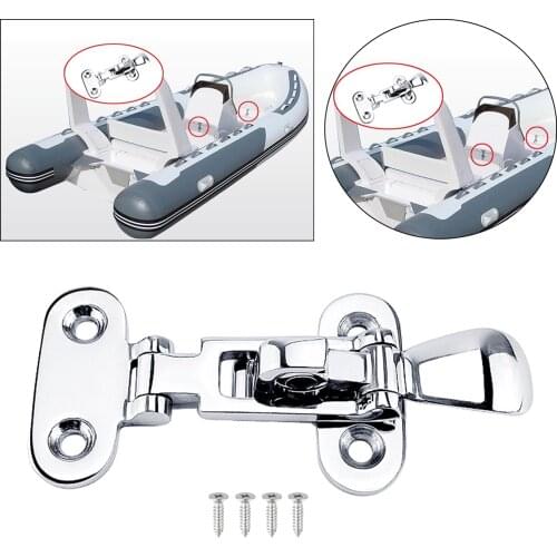 Marine Boat Anti-Rattle Latch 316 Stainless Steel Lockable Hold Down Clamp Latch, Marine Hatch Hardware Fastener