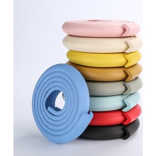 2m Baby Safety Corner Desk Guard Rubber Table Protection Kids L Shaped Soft Edge