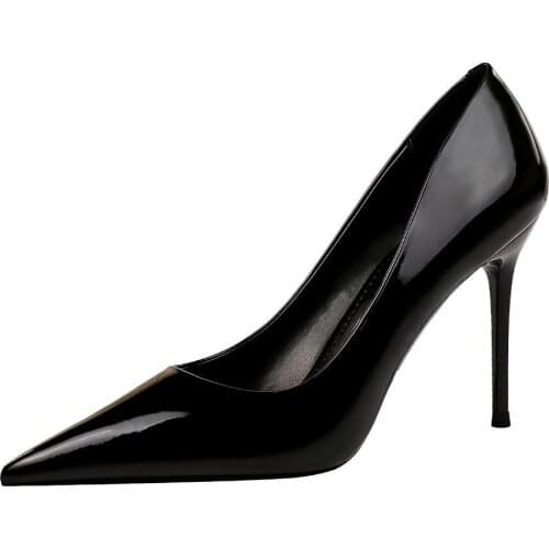 Plus Big Size 34-43 Shoes Woman 2021 New Arrival Wedding Ladies High Heel Fashion Sweet Dress Pointed Toe Women Pumps