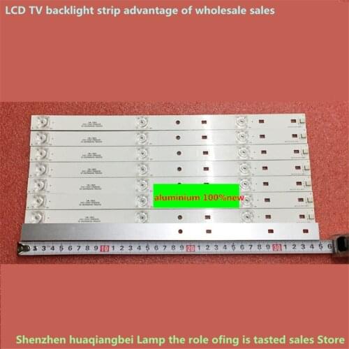 1set=8pcs Led strip 3 lamp for 202006-DS40M6200-01 DS40M62-DS01-V02/V03 B40C61
