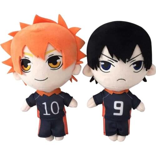20cm Anime Haikyuu Plush Toy Hinata Shoyo Tobio Kageyama Yuu Nishinoya Plush Stuffed Doll Gifts