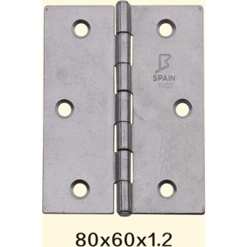 Freeshipping 80*60*1.2mm Iron Metal Hinge Sewing Machine Folding Table Furniture Flip Tray Hinges Big Door Hinges