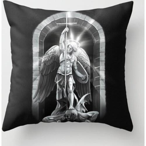 Archangel Michael Vla Cushion Cover Decorative Pillow Cover Case Seat Car Home Decor Throw Pillowcase Decoration