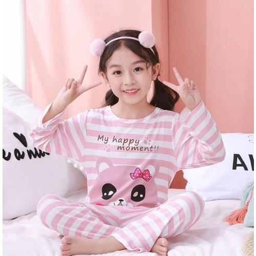Kids Boys Sleepwear baby girl spring cotton sets Children Homewear Pajamas for Boy Pyjamas Kids Nightwear 2-14Y teenage clothes