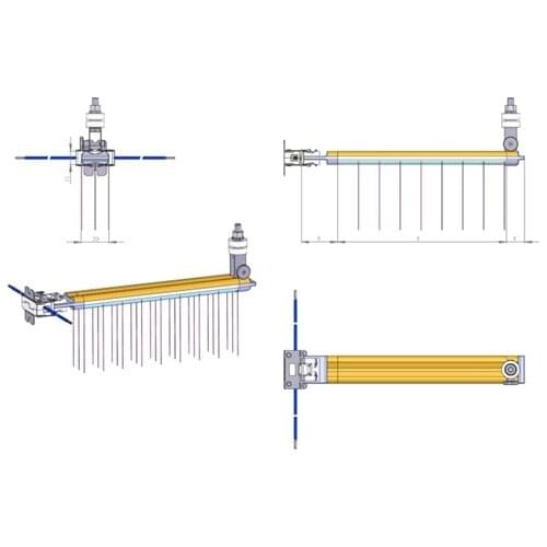 Sk15 Long Opaque far infrared quartz heater tube