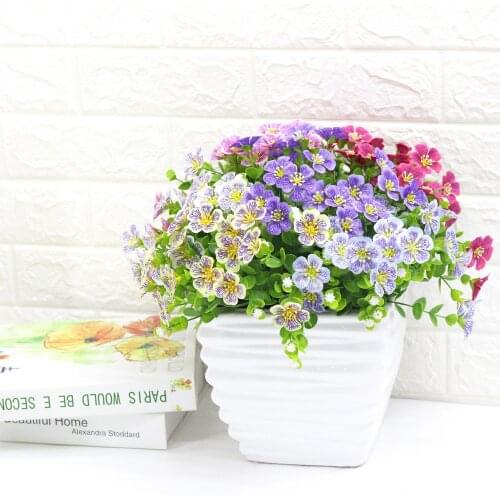 6 eucalyptus Thai orchid artificial bouquet artificial flower wedding decoration flower home garden decoration