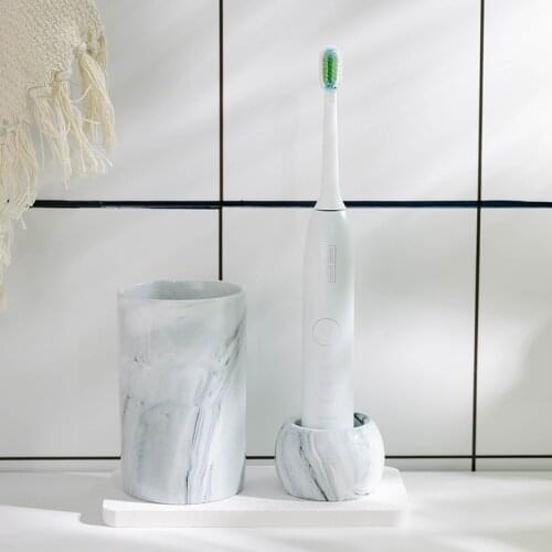 Ceramic toothbrush holder, electric toothbrush holder, diatomite absorbent gasket, bathroom mouthwash cup storage