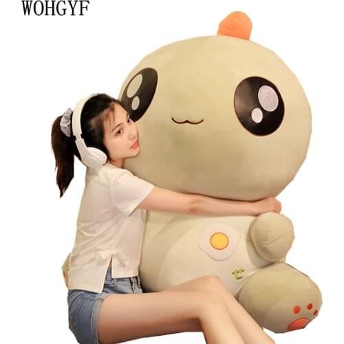 Soft Huge Lovely Dinosaur Plush Doll Huggable Stuffed Big Eyes Adore Dinosaur Toy Kids Huggable Animals Plush Toy