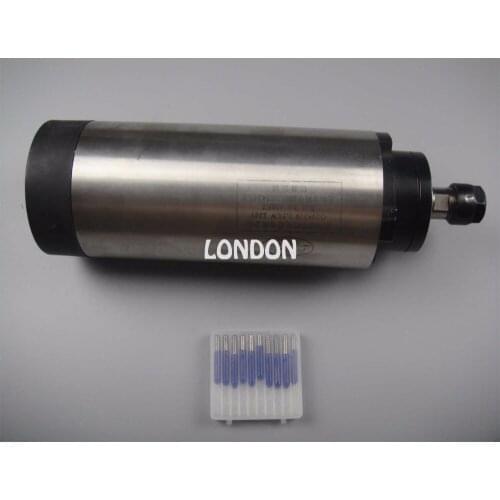 CNC spindle kit ER16 1.5KW air cooling spindle + 10 pieces cnc engraving bits