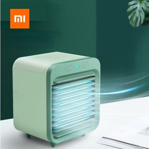 Xiaomi USB Desk Mini Fan Portable Air Cooler Fan Air Conditioner Light Desktop Air Cooling Fan Humidifier Purifier For Office