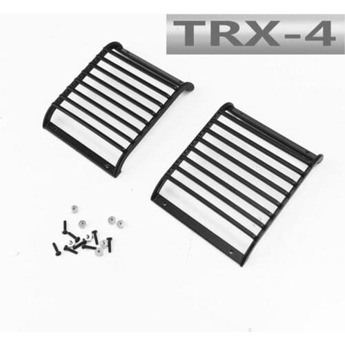 Rc Crawler Car TRX4 Metal Headlight Shield Lampshade 2Pcs/Pair