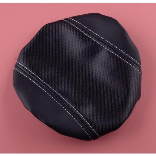 Car Carbon Fiber Style Central Console Armrest Box Lid Cover Black Styling Fit For Toyota Corolla 2019 2020 2021