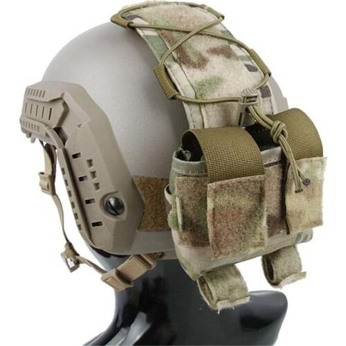 TMC Tactical MK2 Helmet Battery Case Pouch Special Multicam Camouflage Paste attached Accessory Pouch Bag TMC2873-MC