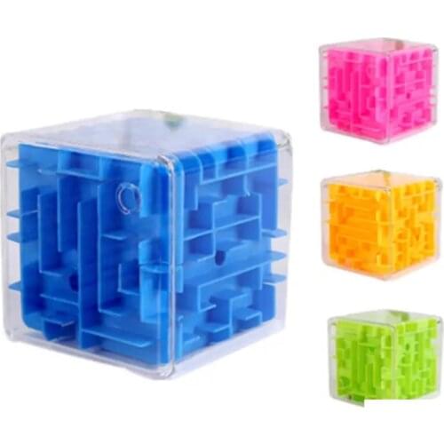 Patience Game 3D Three-Dimensional Puzzle Maze Toy Hand Game Fun Brain Game Challenge Toy Balance Childrens Educational Toy