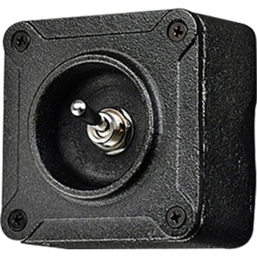 Iron wall switch Vintage retro toggle switch 220V 1GANG,2GANG 1WAY 10A Light Switch for livingroom wallpad switch